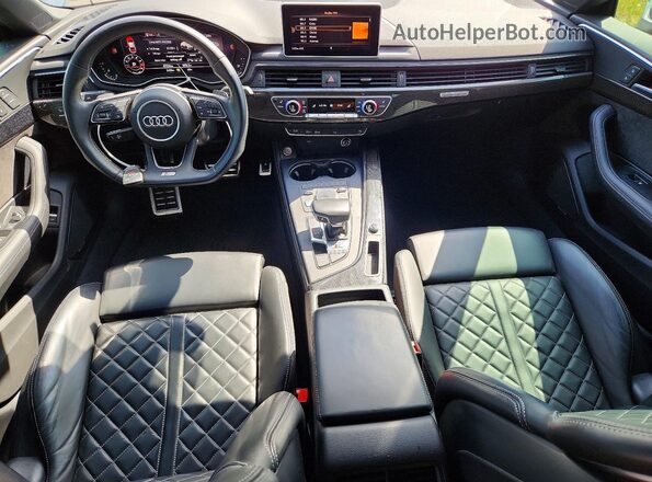 WAUB4CF55JA092409 2018 AUDI S5 White Առջևի վահանակի տեսք