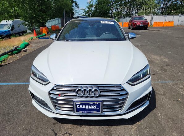 WAUB4CF55JA092409 2018 AUDI S5 White Դիմացի տեսք