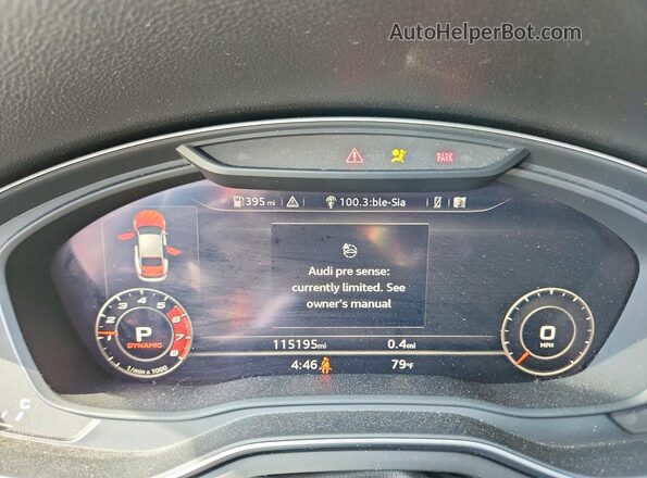 WAUB4CF56JA092936 2018 AUDI S5 Серый Вид щитка приборов