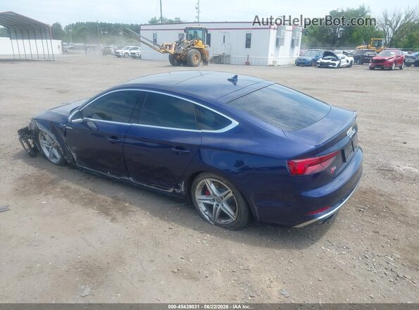WAUB4CF59JA011802 2018 AUDI S5 Blue Հետևի ձախ
