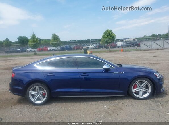 WAUB4CF59JA011802 2018 AUDI S5 Blue Սալոնի հետևի տեսք