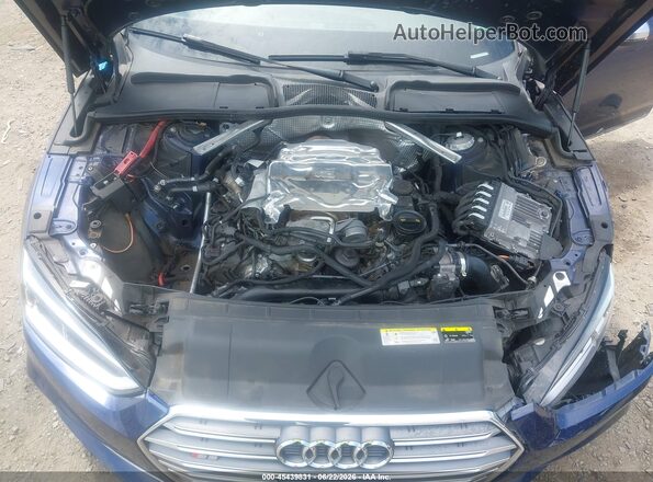 WAUB4CF59JA011802 2018 AUDI S5 Blue Հետևի տեսք