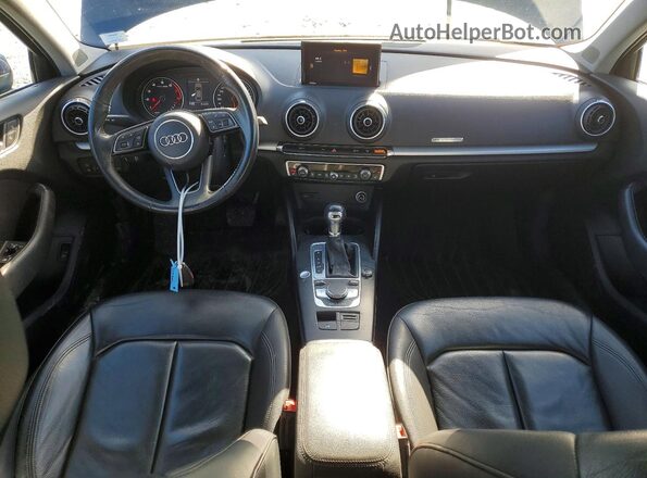 WAUB8GFF0H1053709 2017 AUDI A3 Blue Вид панелі приладів