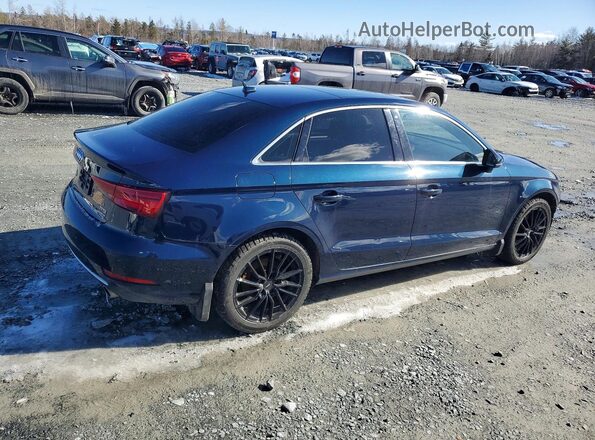 WAUB8GFF0H1053709 2017 AUDI A3 Blue Задня права чверть