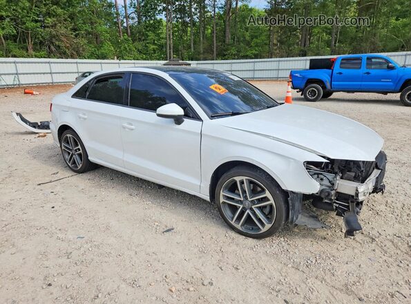 WAUB8GFF0J1041100 2018 AUDI A3 White წინა მარჯვენა