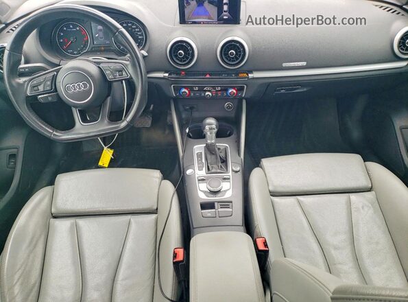 WAUB8GFF1H1072642 2017 AUDI A3 White Առջևի վահանակի տեսք