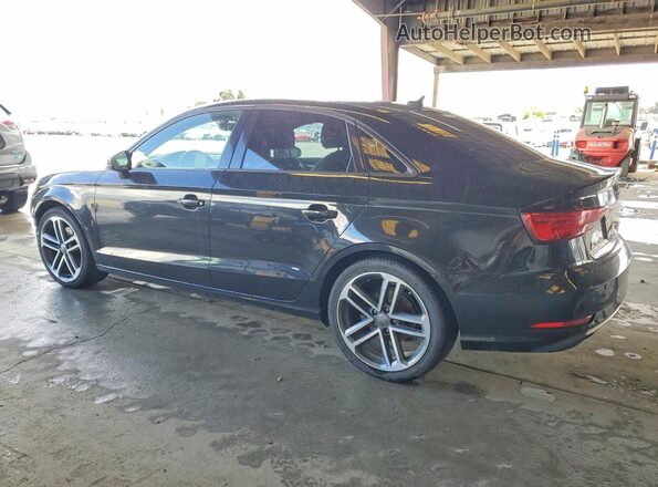 WAUB8GFF1J1014519 2018 AUDI A3 Black Trasero izquierdo
