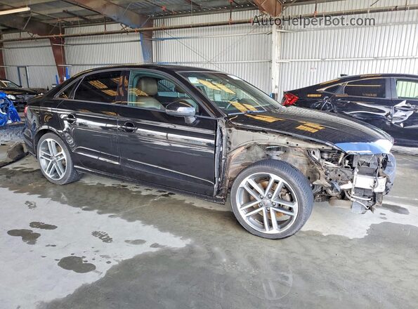 WAUB8GFF1J1014519 2018 AUDI A3 Black Delantero derecho