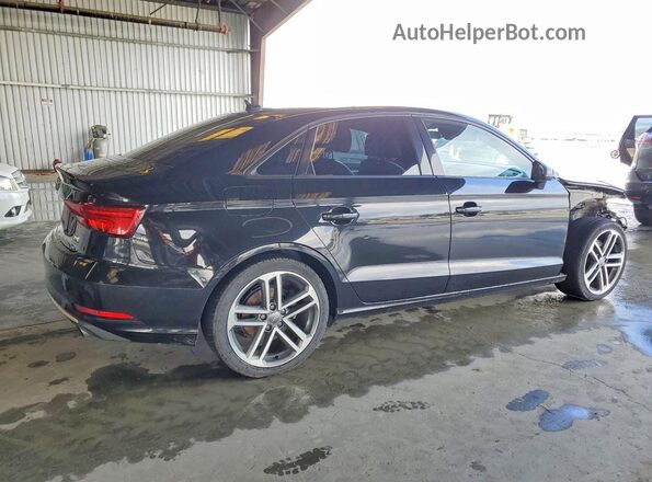 WAUB8GFF1J1014519 2018 AUDI A3 Black Trasero derecho