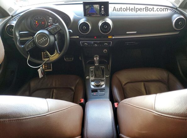 WAUB8GFF1J1014519 2018 AUDI A3 Black Vista del salpicadero