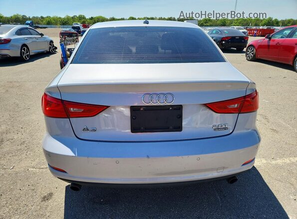 WAUB8GFF2G1054178 2016 AUDI A3 Silver Rear view