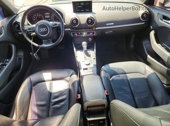 WAUB8GFF2G1054178 2016 AUDI A3 Silver Dashboard view