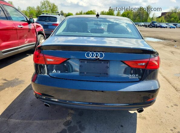WAUB8GFF2G1058392 2016 AUDI A3 Black Rear view