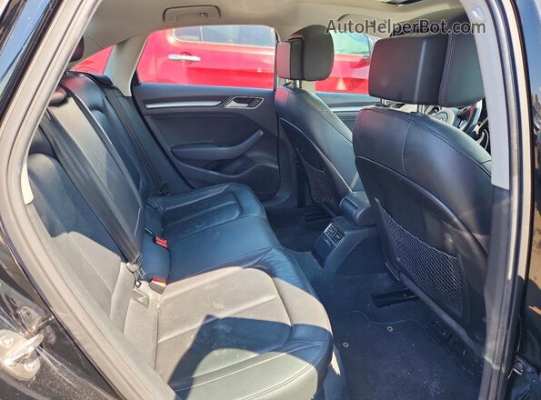 WAUB8GFF2G1058392 2016 AUDI A3 Black Rear seats view