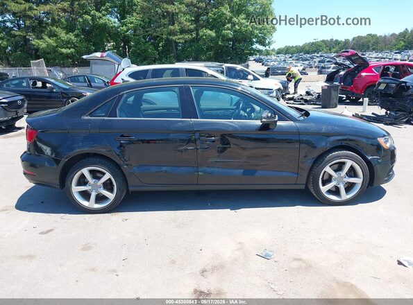 WAUB8GFF3G1041603 2016 AUDI A3 Black წინა ხედი