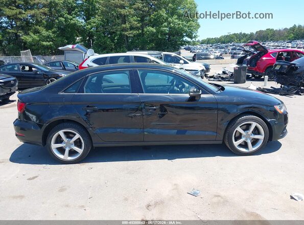 WAUB8GFF3G1041603 2016 AUDI A3 Black უკანა სალონის ხედი