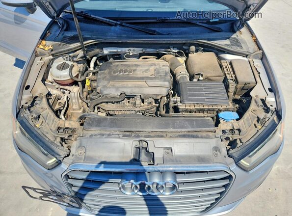 WAUB8GFF3G1105137 2016 AUDI A3 Silver უკანა სალონის ხედი