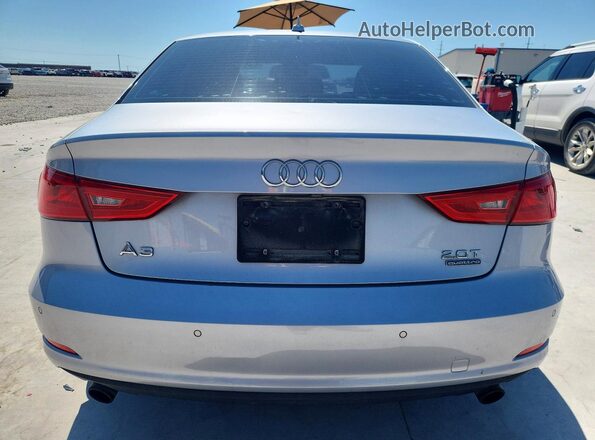 WAUB8GFF3G1105137 2016 AUDI A3 Silver უკანა ხედი