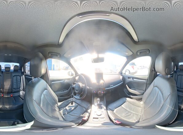 WAUB8GFF3G1105137 2016 AUDI A3 Silver VIN კოდის სტიკერის ხედი