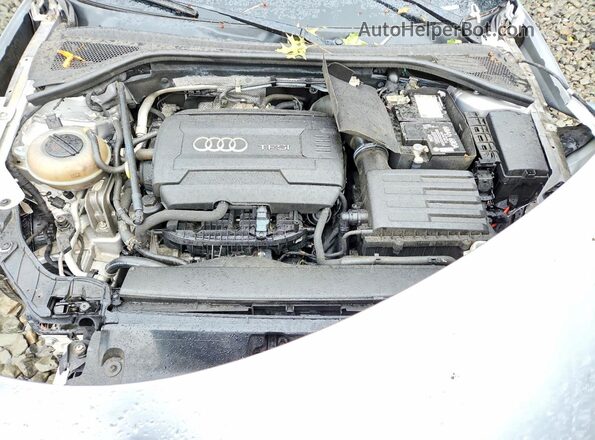 WAUB8GFF3H1042073 2017 AUDI A3 Silver Widok wnętrza z tyłu