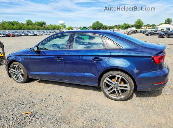 WAUB8GFF3J1028678 2018 AUDI A3 Blue Rear left