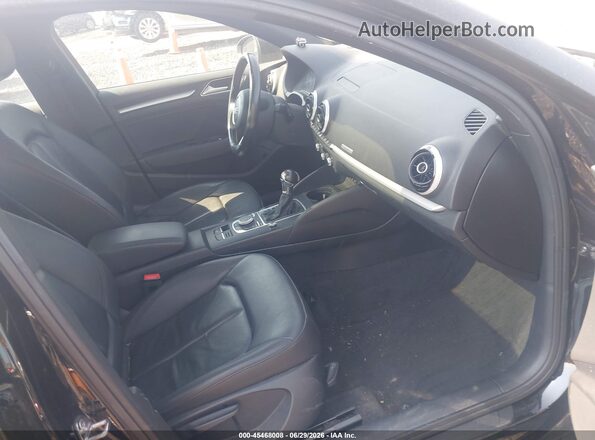 WAUB8GFF4G1034935 2016 AUDI A3 Черный Вид салона спереди