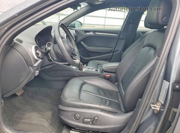 WAUB8GFF4H1065488 2017 AUDI A3 Серый Вид салона спереди