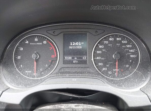 WAUB8GFF4J1041617 2018 AUDI A3 Gray Widok tylnych siedzeń