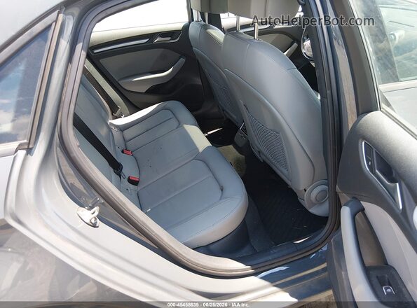 WAUB8GFF4J1041617 2018 AUDI A3 Gray Widok naklejki z numerem VIN