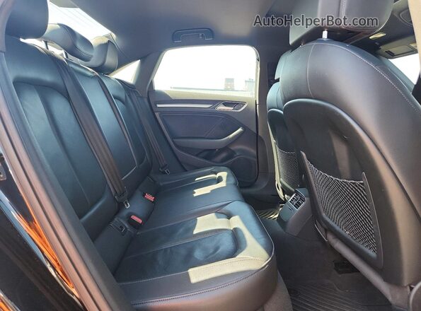 WAUB8GFF7G1063815 2016 AUDI A3 Black Вид задніх сидінь