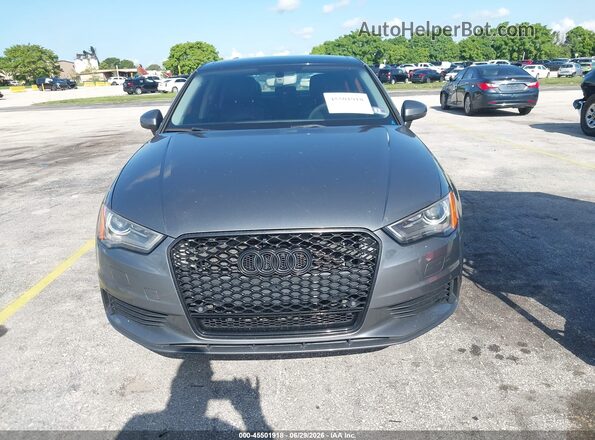 WAUB8GFF7G1118229 2016 AUDI A3 Gray წინა ხედი