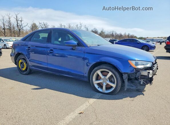 WAUB8GFF8G1027079 2016 AUDI A3 Blue Առջևի աջ