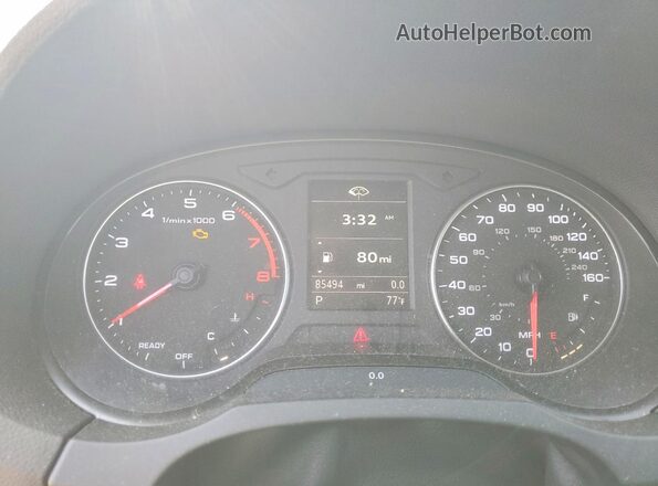 WAUB8GFF8G1027079 2016 AUDI A3 Blue Սարքավորումների վահանակի տեսք