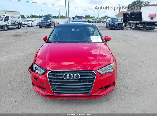 WAUB8GFF8G1065461 2016 AUDI A3 Red Սարքավորումների վահանակի տեսք