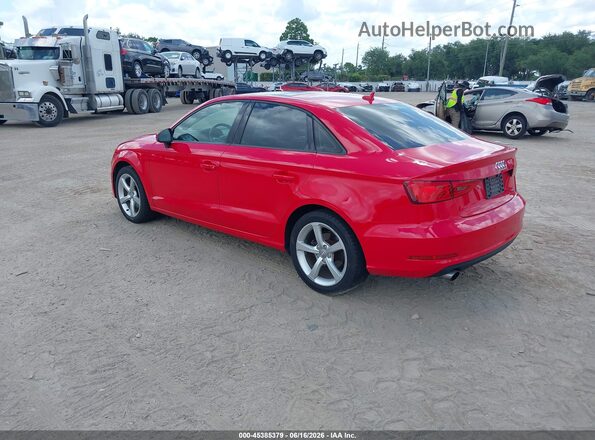 WAUB8GFF8G1065461 2016 AUDI A3 Red Հետևի ձախ