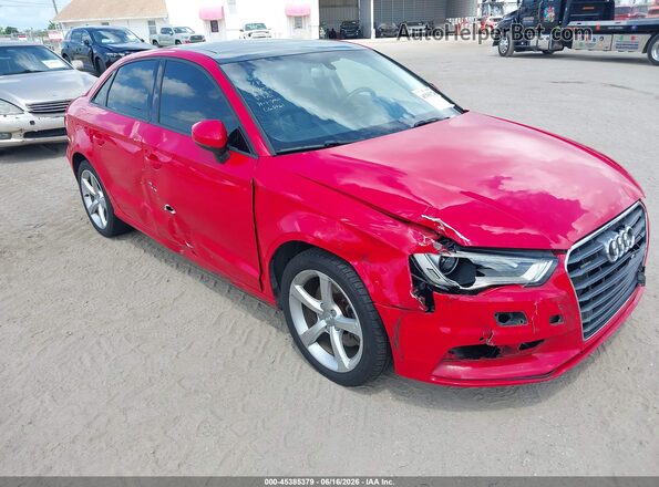 WAUB8GFF8G1065461 2016 AUDI A3 Red Դիմացի տեսք