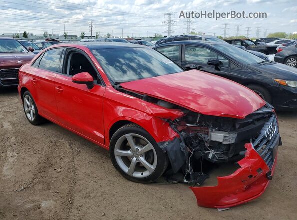 WAUB8GFF8G1085371 2016 AUDI A3 Red Przód prawy