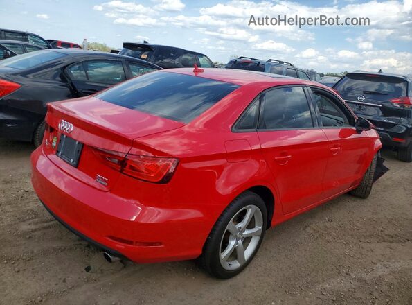 WAUB8GFF8G1085371 2016 AUDI A3 Red Tył prawy