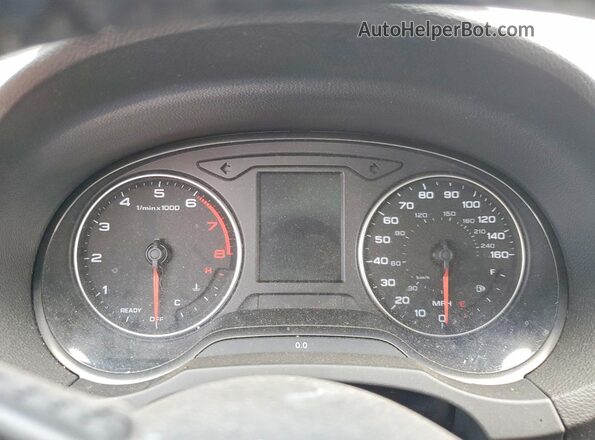 WAUB8GFF8G1085371 2016 AUDI A3 Red Widok zestawu wskaźników