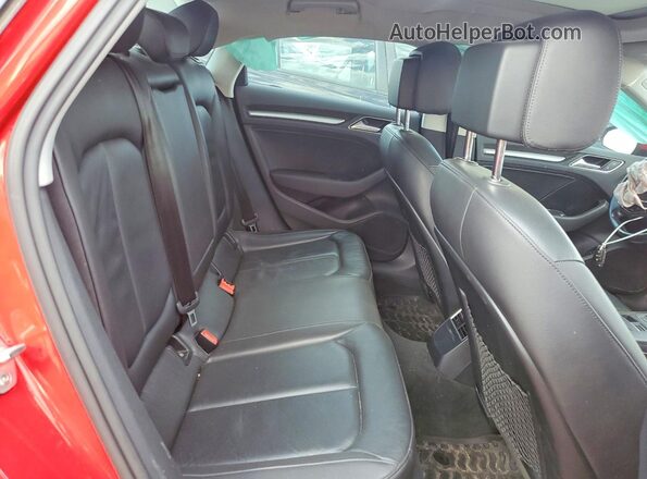 WAUB8GFF8G1085371 2016 AUDI A3 Red Widok tylnych siedzeń