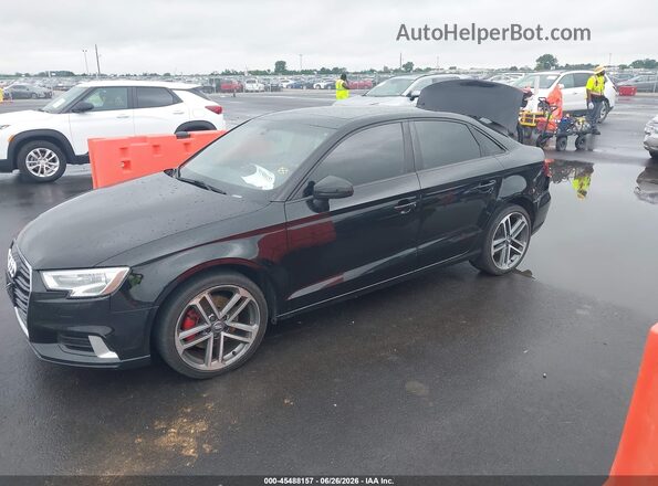 WAUB8GFFXH1007806 2017 AUDI A3 Black წინა მარცხენა ხედი სამი მეოთხედიდან