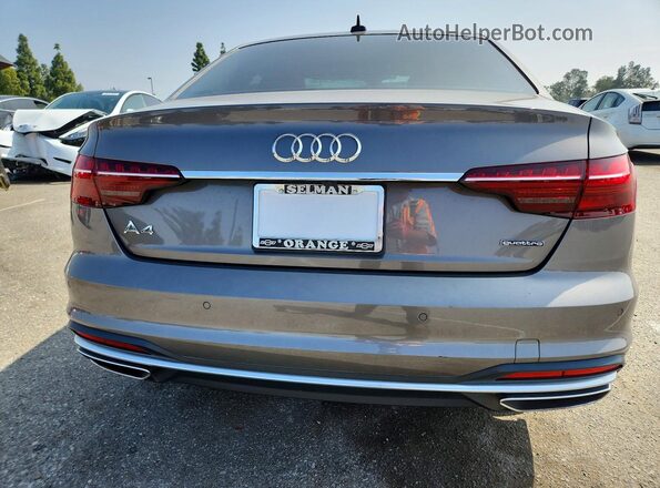 WAUBBAF41NA041643 2022 AUDI A4 Gray უკანა ხედი