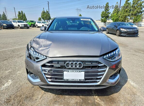 WAUBBAF41NA041643 2022 AUDI A4 Gray წინა ხედი