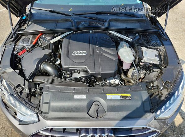 WAUBBAF41NA041643 2022 AUDI A4 Gray უკანა სალონის ხედი