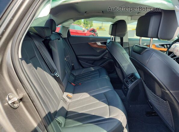 WAUBBAF41NA041643 2022 AUDI A4 Gray უკანა სავარძლების ხედი