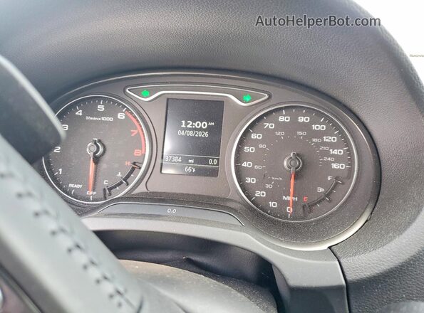 WAUBEGFF6LA072895 2020 AUDI A3 Charcoal Вид щитка приладів