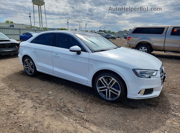 WAUBEGFFXKA081307 2019 AUDI A3 Белый Передняя правая четверть
