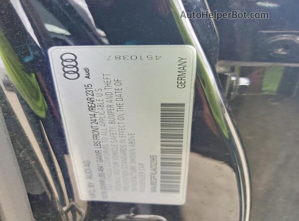WAUBEGFFXLA032965 2020 AUDI A3 Black 