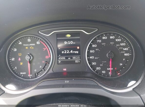 WAUBEGFFXLA103792 2020 AUDI A3 Black უკანა სავარძლების ხედი