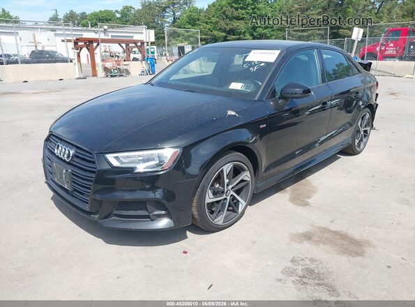 WAUBEGFFXLA103792 2020 AUDI A3 Black წინა მარცხენა ხედი სამი მეოთხედიდან